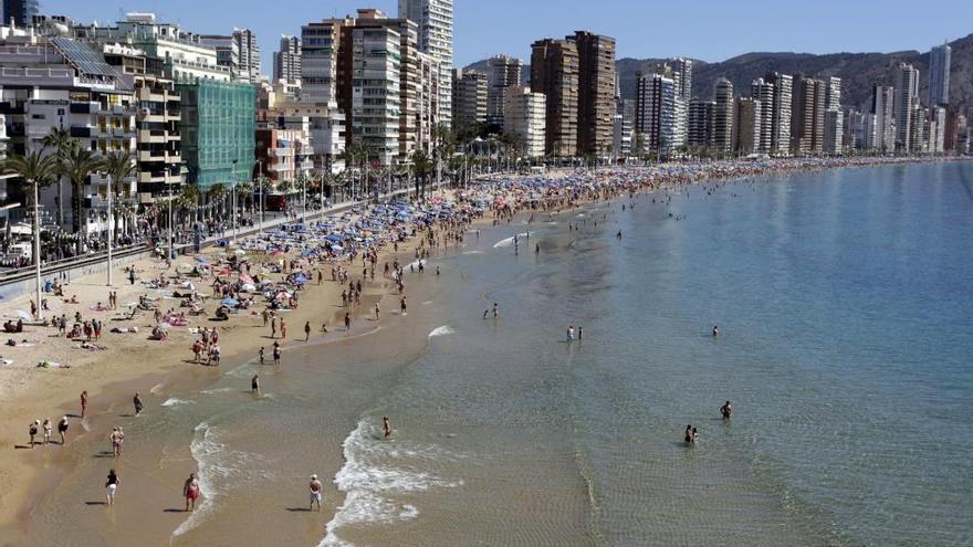 La playa de Benidorm