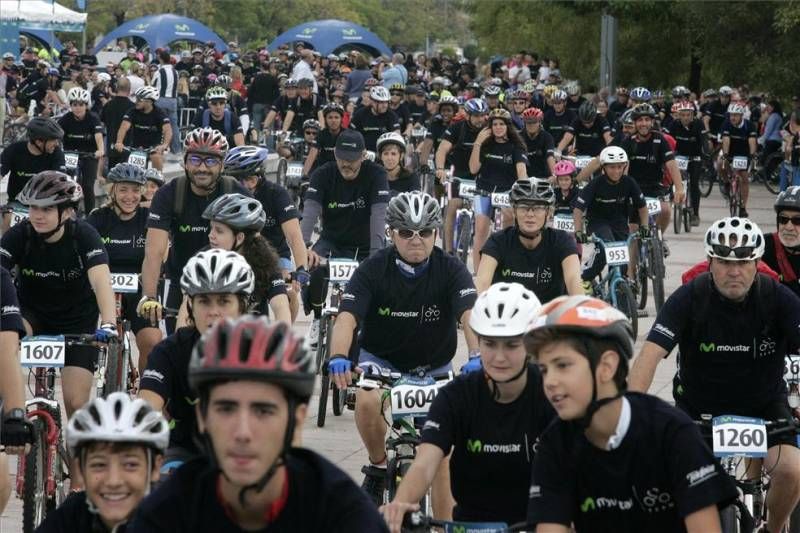 La marcha ciclista Movistar, en imágenes