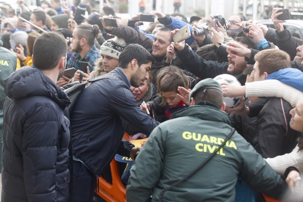 El Barcelona llega a Asturias para su duelo ante el Sporting