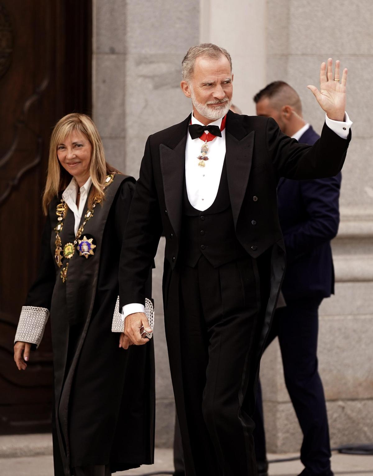 El rey Felipe VI asiste a la apertura del año judicial