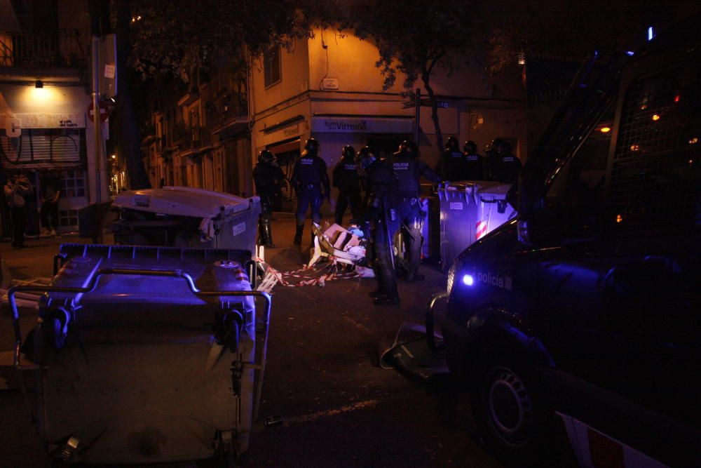 Tercera nit de disturbis a Gràcia