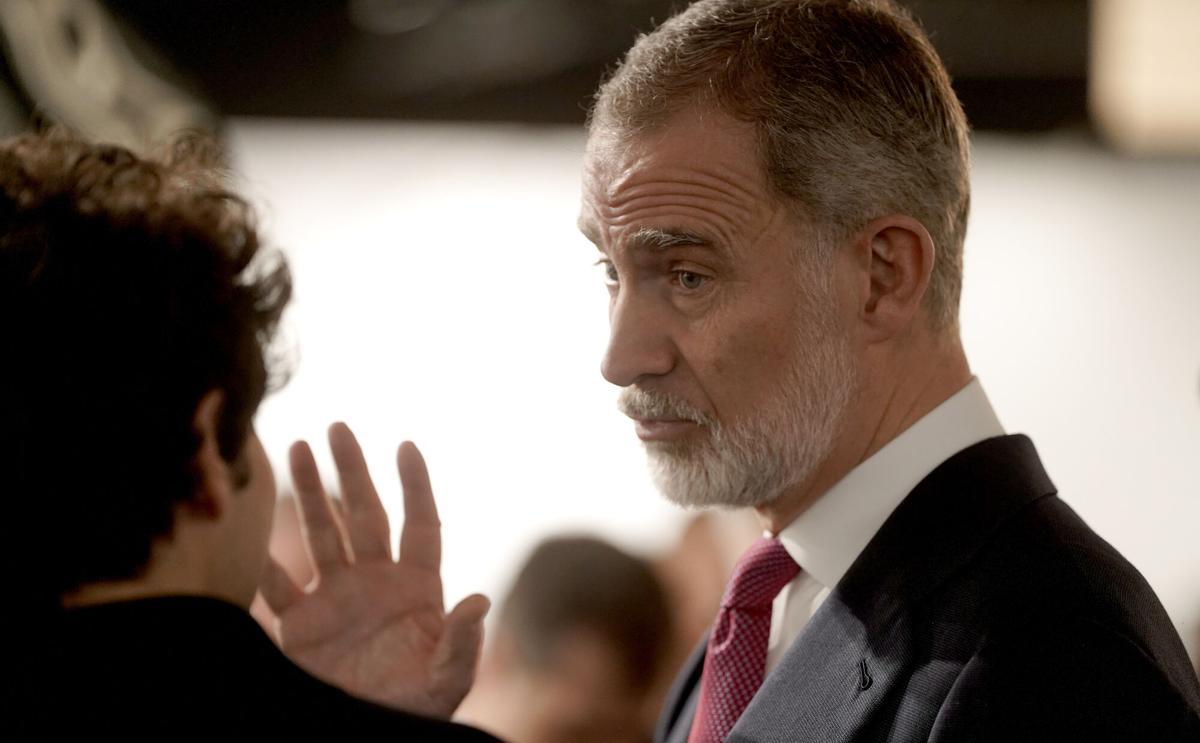 Felipe VI, en marzo, en la feria de arte ARCO 2026, en Madrid.