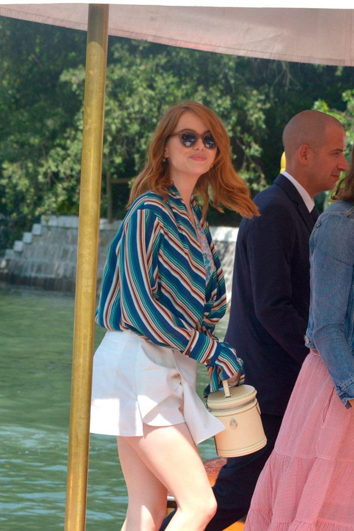 Festival de Cine de Venecia 2018 - Emma Stone con vestido de Louis Vuitton, Moda