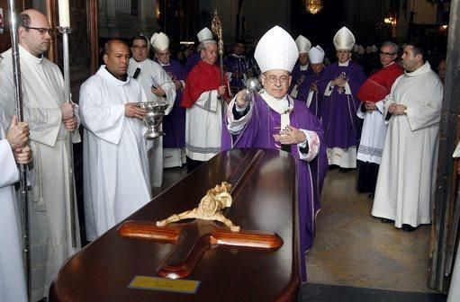 Funeral de Elías Yanez en la Basílica del Pilar