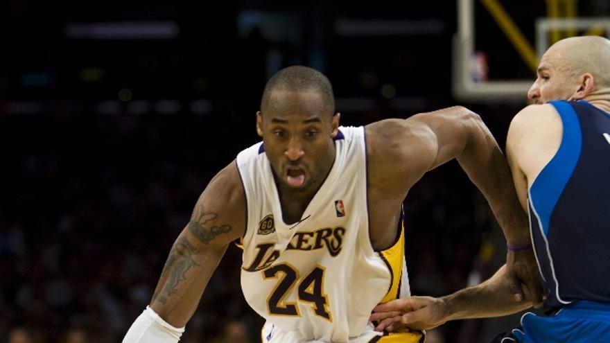 El jugador Kobe Bryant de Los Angeles Lakers.