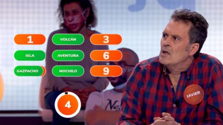 Javier, en la prueba en la que intentó ganar tiempo