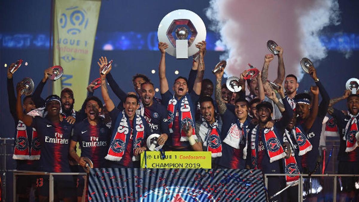 El PSG se corona campeón de la Ligue 1 en el Parque de los Príncipes