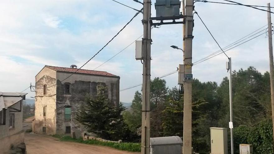 La instal·lació al barri de Cal Teleca