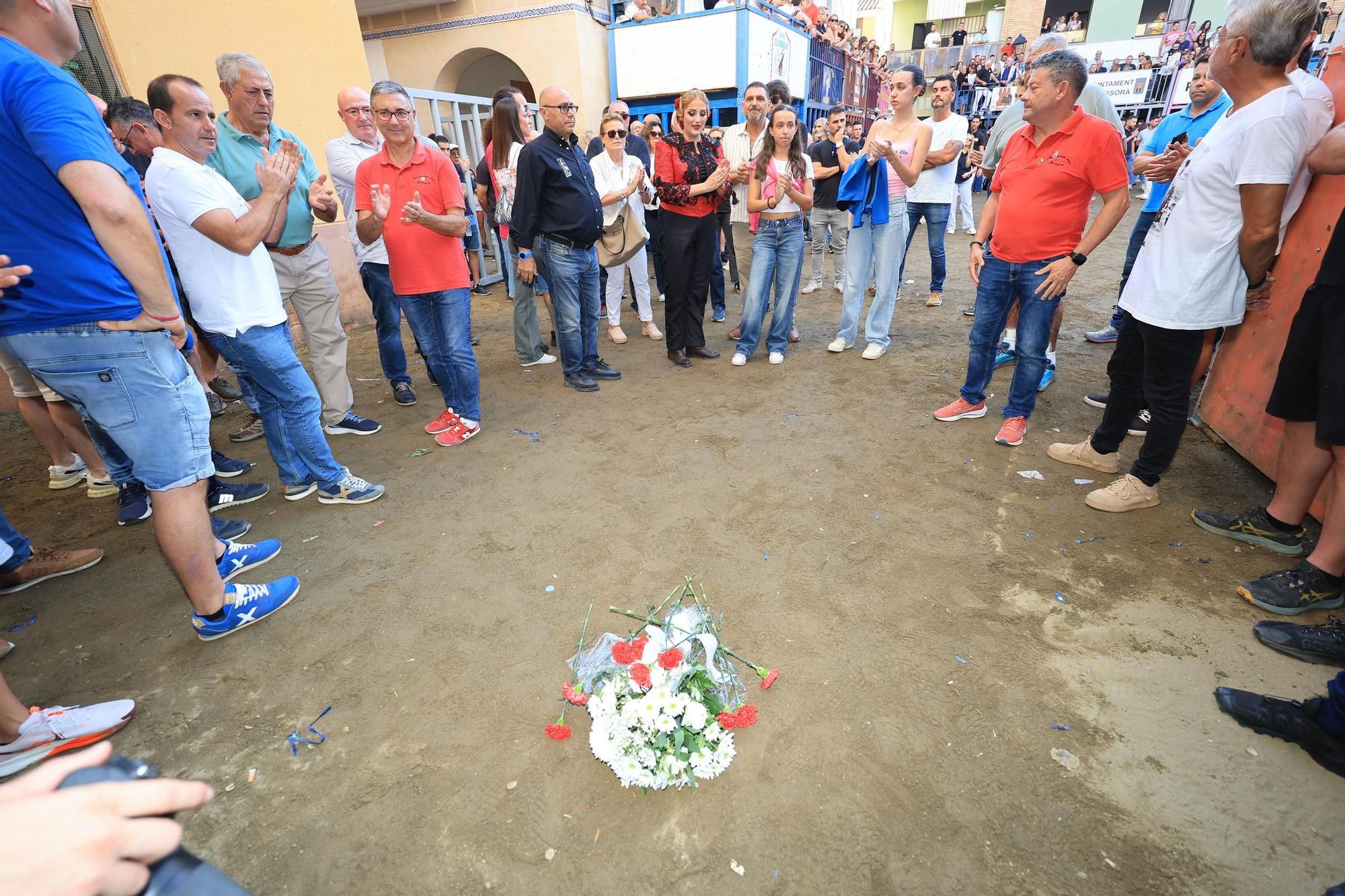 Las imágenes del primer encierro y de las exhibiciones taurinas de las fiestas de Almassora