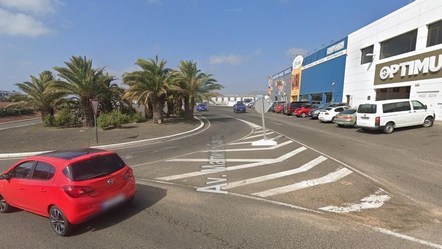 Avenida Mamerto Cabrera, en la Zona Industrial, Comercial y de Servicios de Playa Honda.