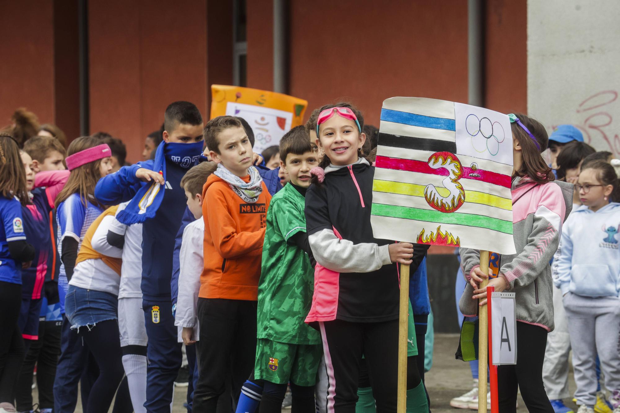 Las olimpiadas en el colegio Poeta Ángel González