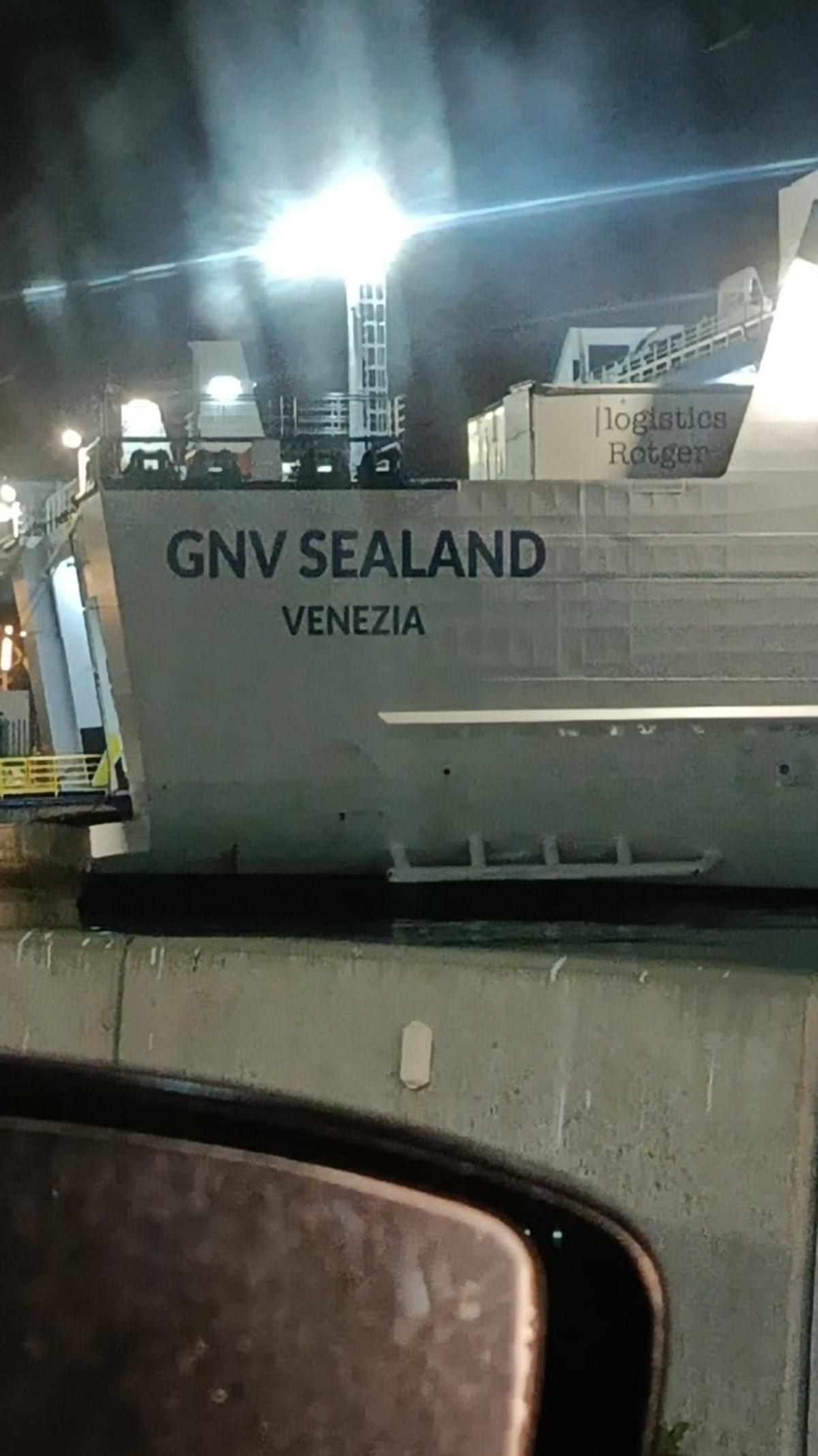 Imagen realizada por la pasajera antes del embarque.