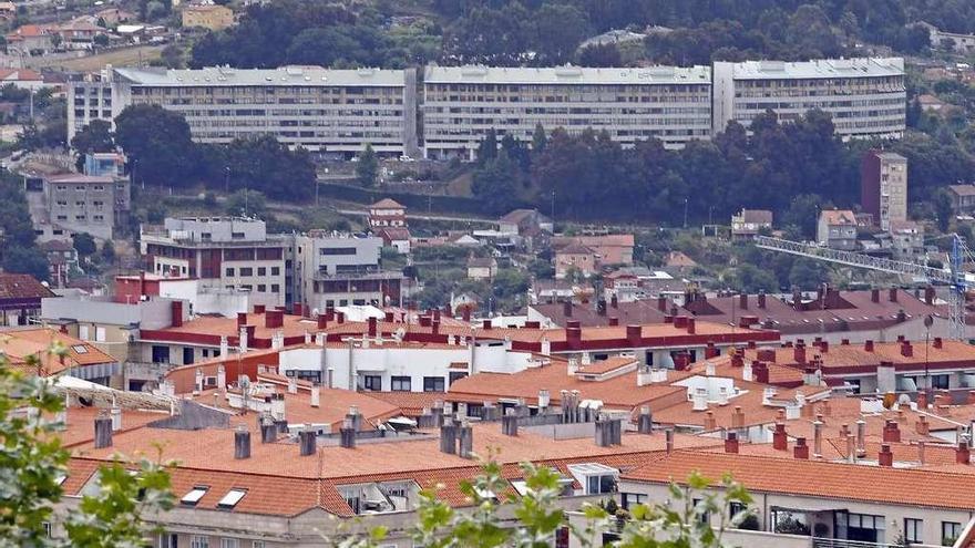 Vista general de la urbanización de la &quot;Colina de Castrelos&quot;. // Marta G. Brea