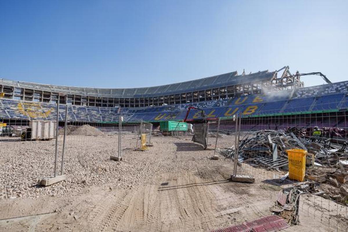 La demolició del Camp Nou, vista per dins