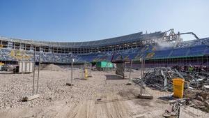 La demolició del Camp Nou, vista per dins