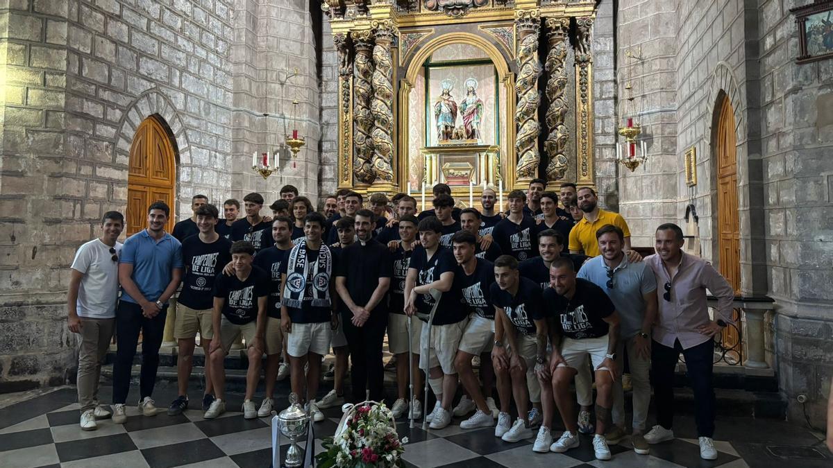 Celebración del Sagunto FB por el ascenso