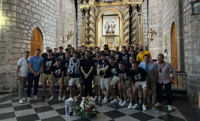 Celebración del Sagunto FB por el ascenso