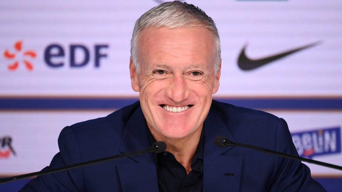 Didier Deschamps en rueda de prensa