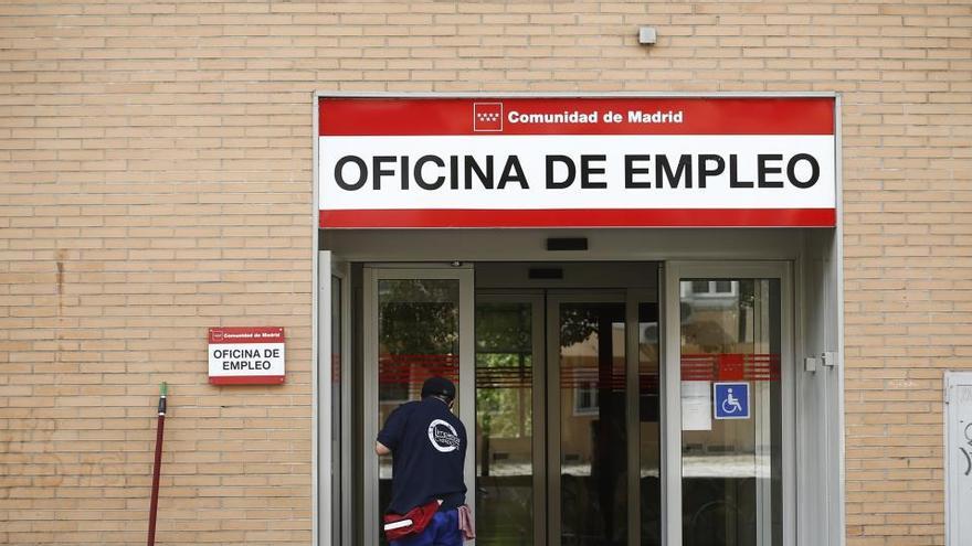 Una oficina de empleo en Madrid.