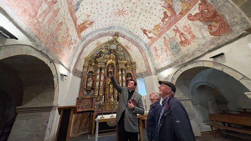 La iglesia de Cibuyo, ejemplo de restauración de pinturas murales, reclama apoyo económico para su mantenimiento y para abordar restauraciones en otros templos