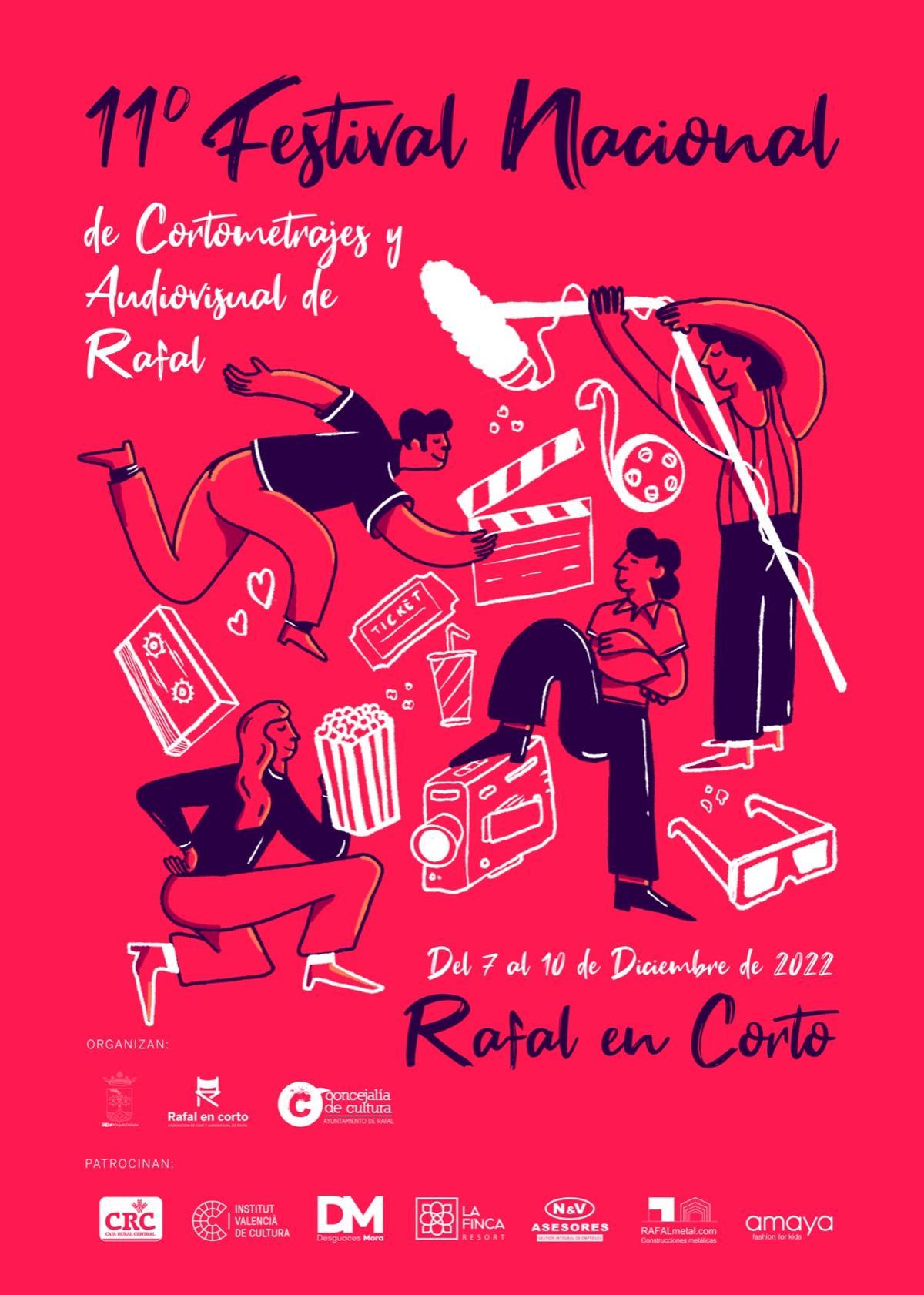 Cartel anunciador de Rafal en Corto