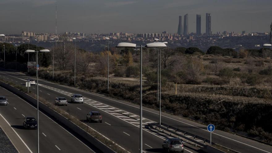 Vista de la contaminación de la ciudad de Madrid.