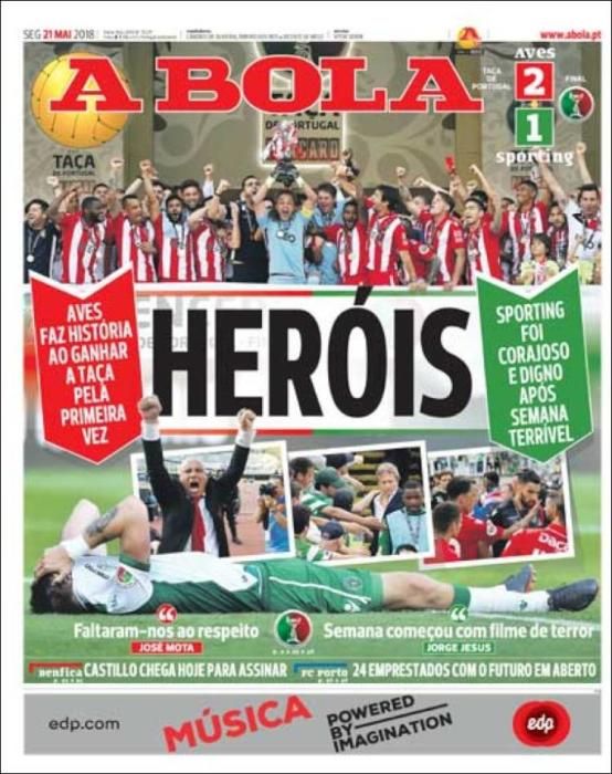 Portadas deportivas del lunes 21 de mayo