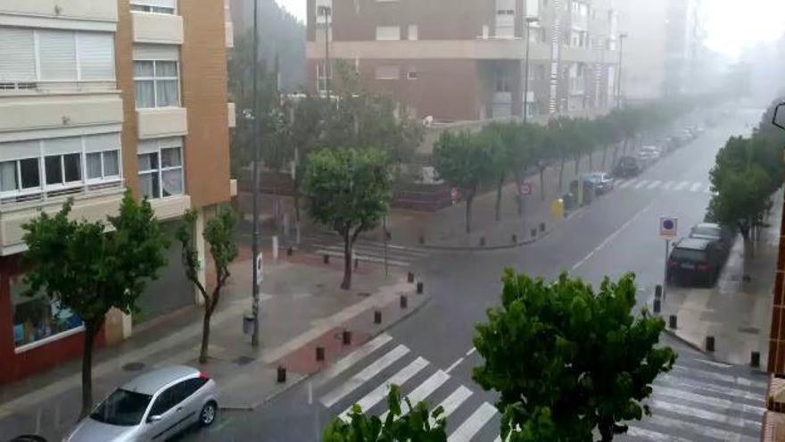 La lluvia cae con fuerza en Murcia (I)