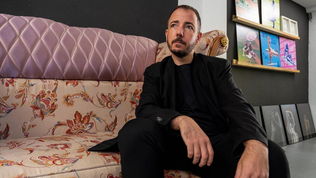 Jaume Ripoll, en Casa Planas, donde se han instalado las oficinas del festival Atlàntida.