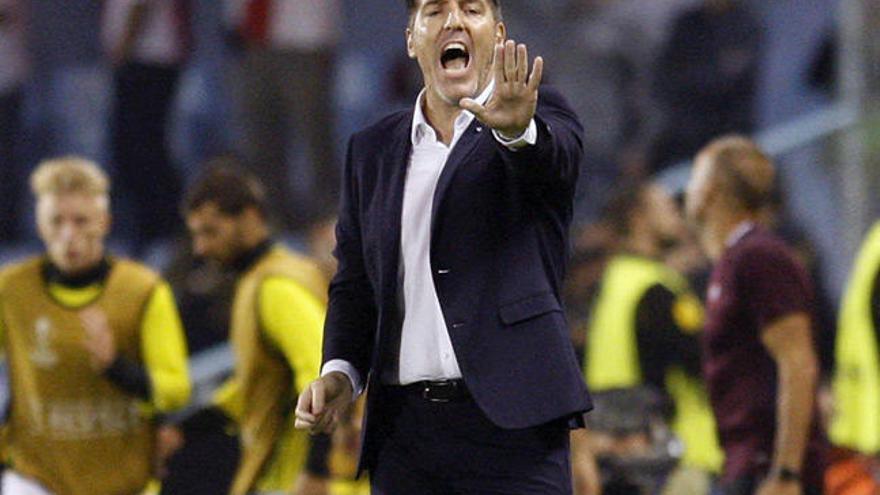 Berizzo, entrenador del Celta // EFE