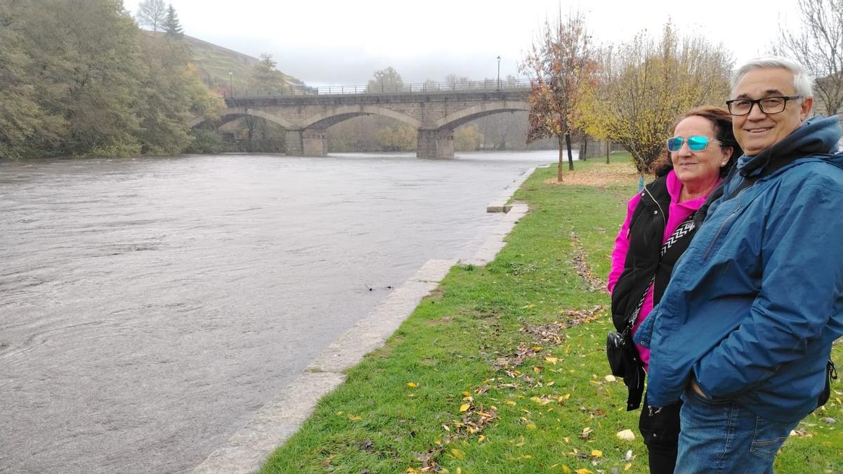 El río Tera a su paso por Puebla de Sanabria.