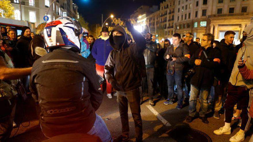 Manifestación de los CDR en Barcelona en apoyo a Tsunami Democràtic