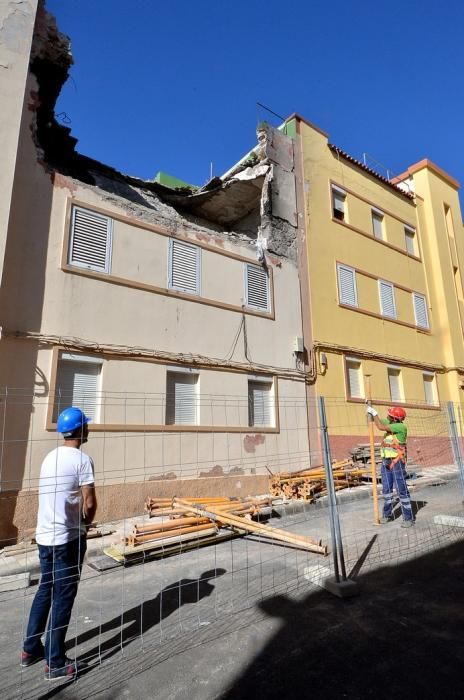 APUNTALADO DEMOLICIÓN CASA AGÜIMES EXPLOSIÓN