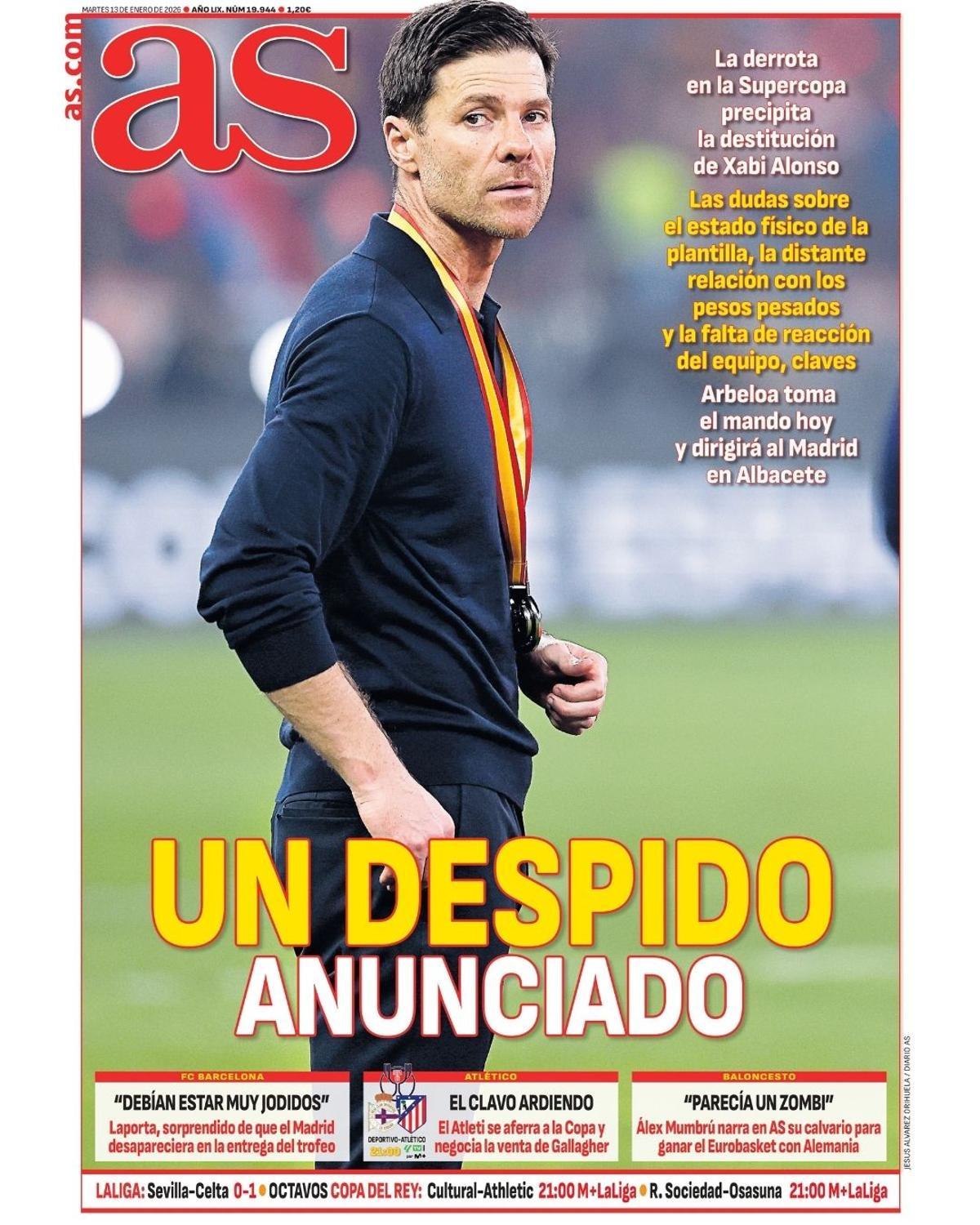 Estas son las portadas de la prensa deportiva de hoy