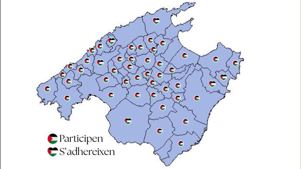 Mallorca geht für die Menschen in Palästina auf die Straße.