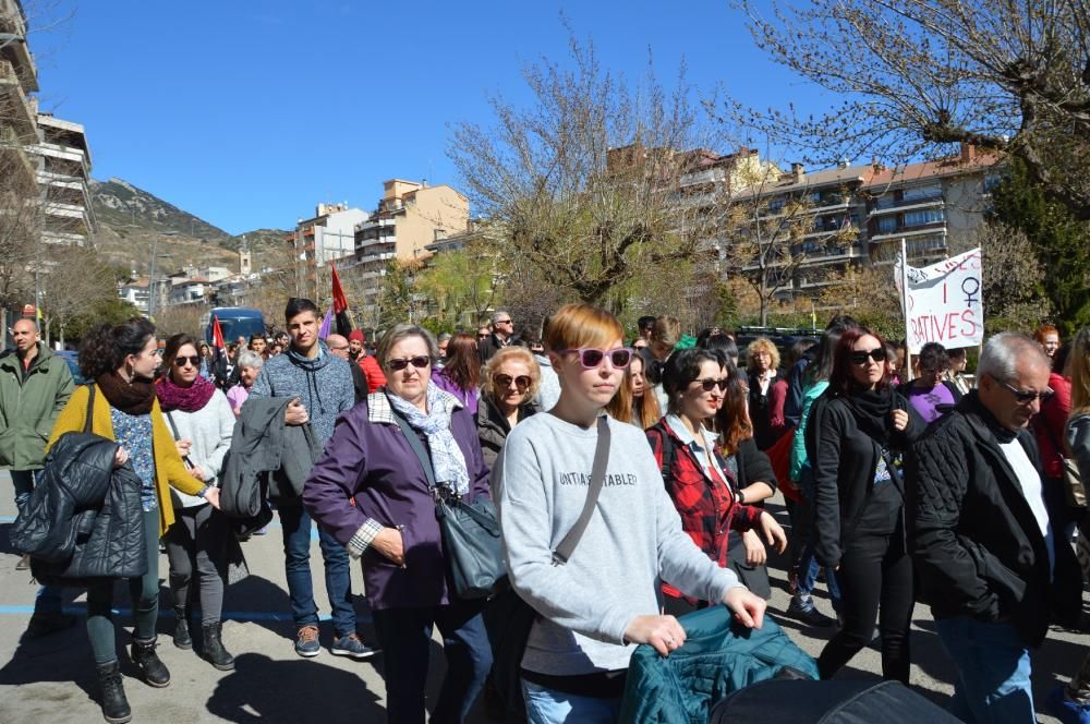 Manifestació del 8-M a Berga