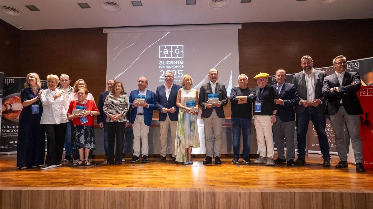 Homenajeados en Alicante Gastronómica