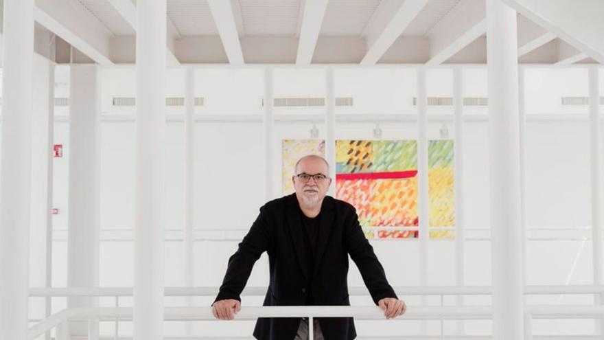 Orlando Britto, director del CAAM, en el centro de arte que dirige desde 2016.