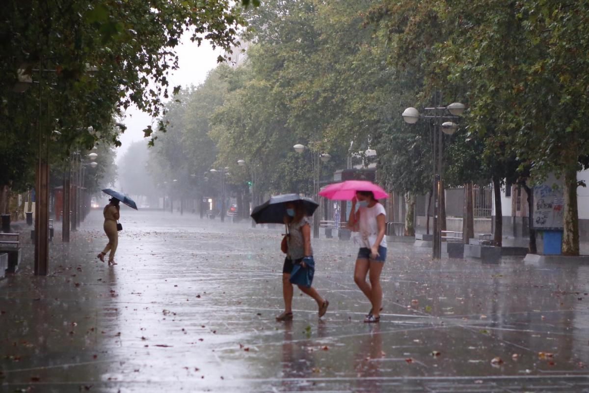 Fuerte granizada en Córdoba