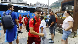 En imágenes | El Real Zaragoza ya está en Benasque
