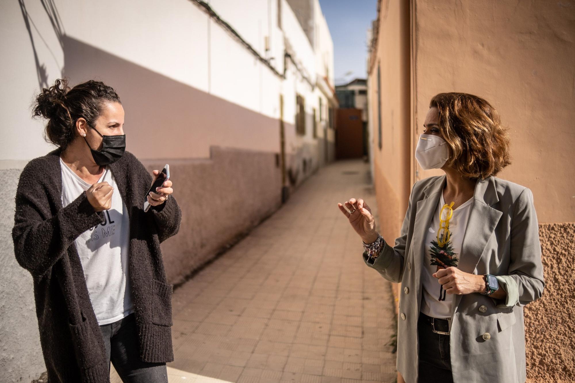 Visita al barrio de Las Cabritas