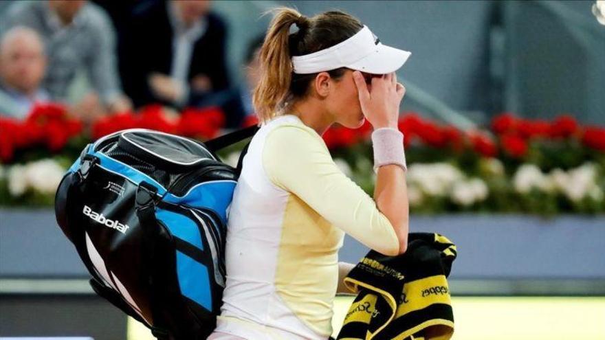 Muguruza sucumbe en Madrid