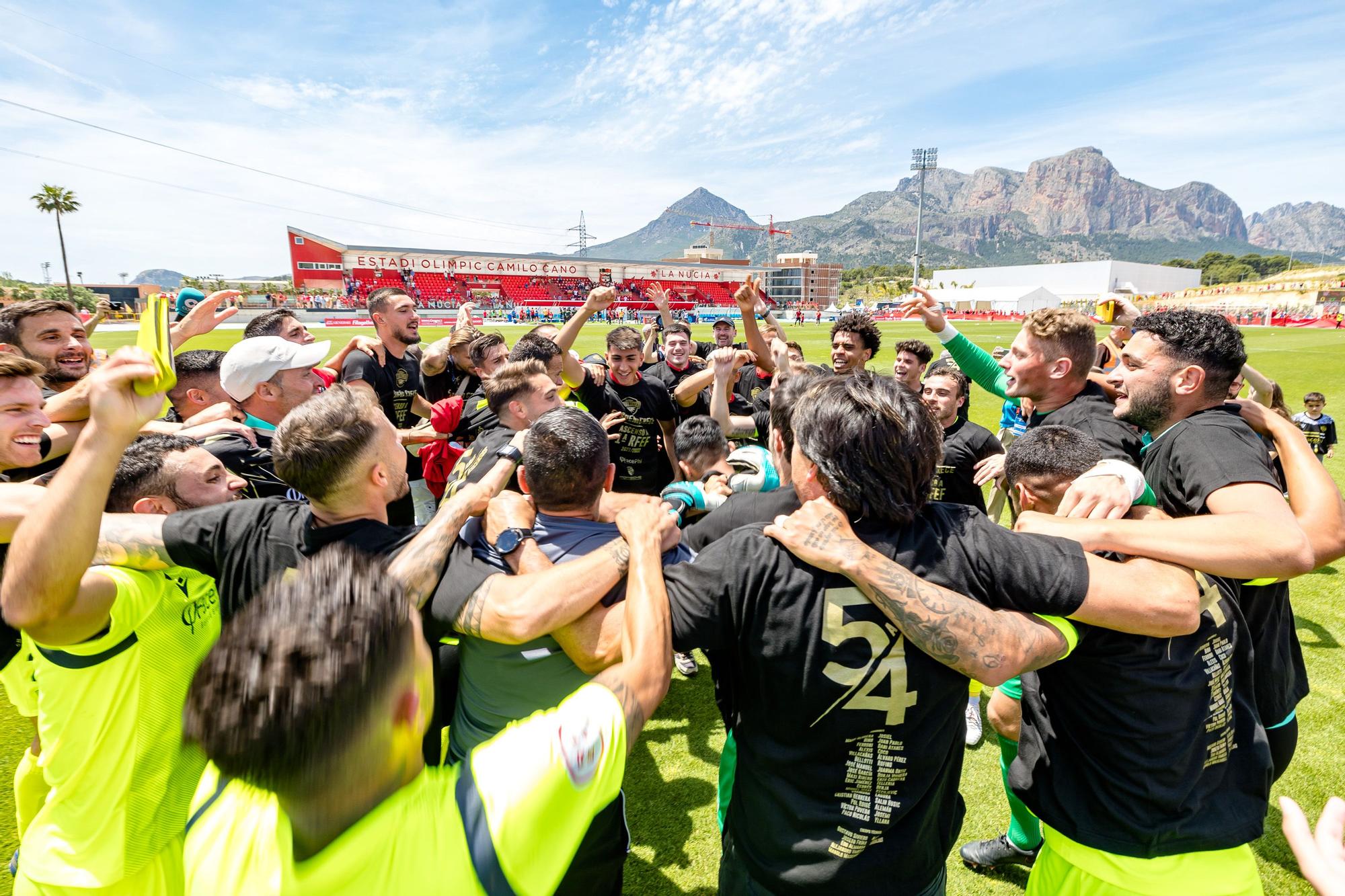 Un empate valía al Intercity en La Nucía para lograr el ascenso directo a Primera RFEF como campeón del grupo 5 de Segunda RFEF. Y un punto lograron los hombres dirigidos por Gustavo Siviero, en un ejercicio de resistencia y orden defensivo