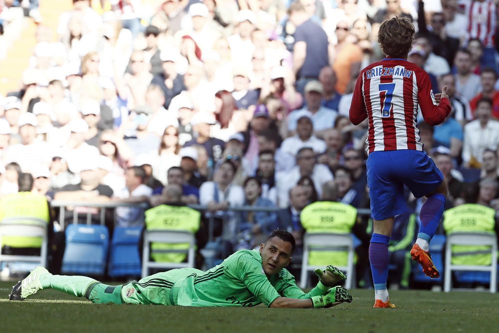 Imágenes del partido entre Real Madrid y Atlético.