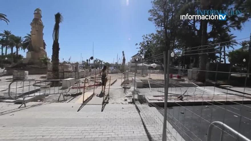 Las obras del frente litoral de Alicante están a punto de llegar a su fin