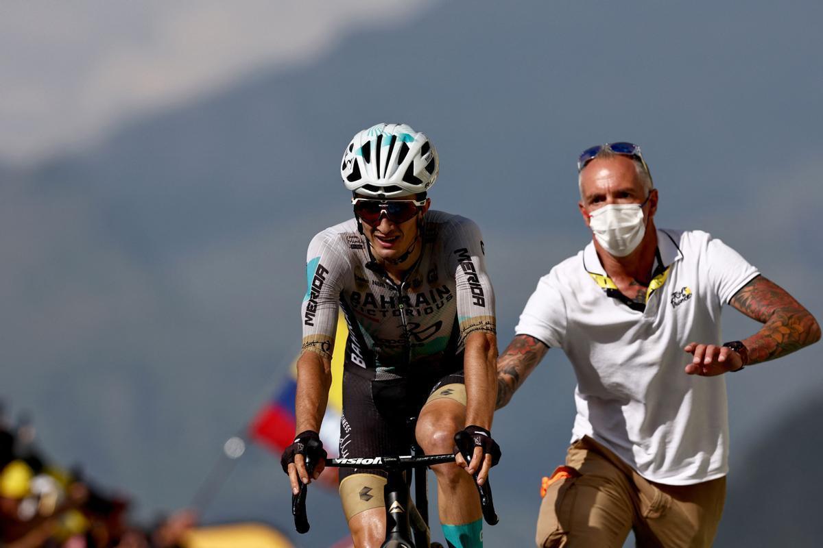 Pello Bilbao, en la etapa 17 del Tour disputada este miércoles.