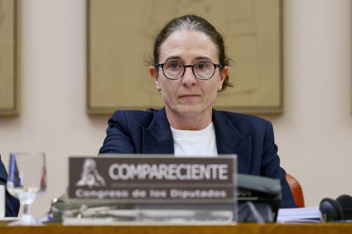 La directora del Departamento de Seguridad Nacional, general Loreto Gutiérrez, en su comparecencia en el Congreso