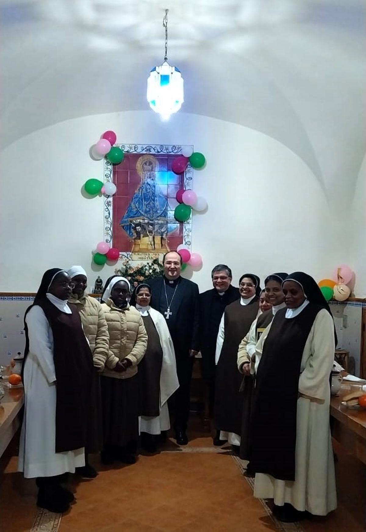 Encuentro con el obispo.