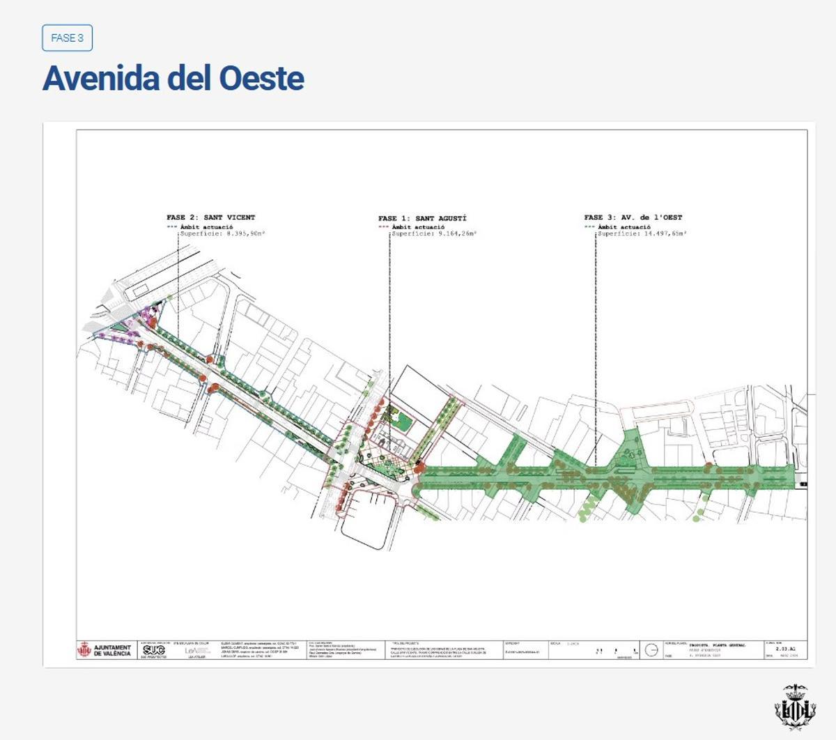 Las obras se dividirán en tres fases para evitar el mayor impacto posible sobre los vecinos.