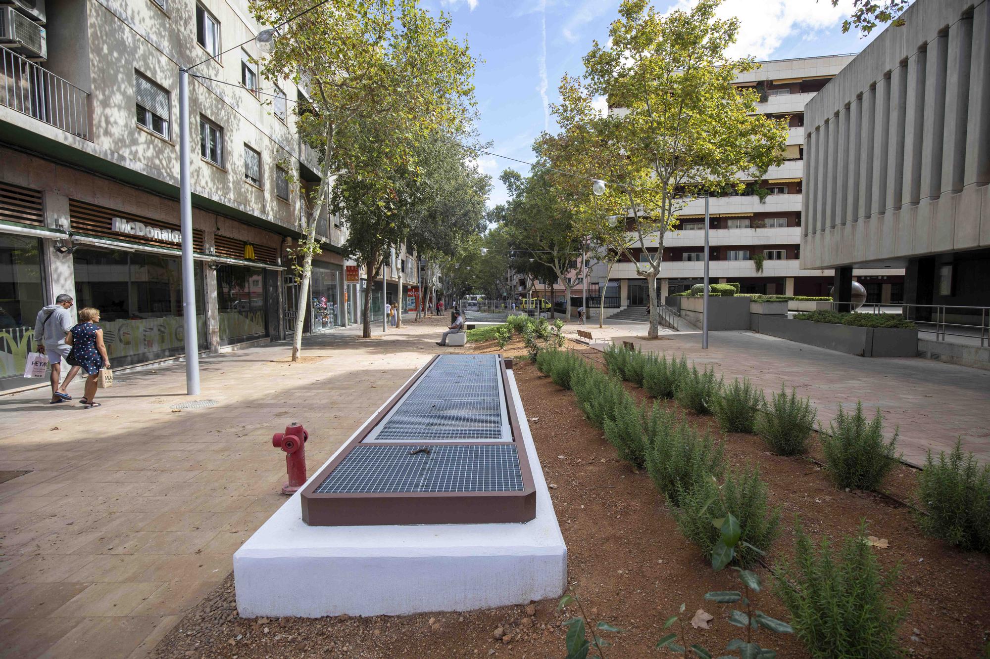 Así ha quedado Nuredunna, la nueva calle peatonal de Palma